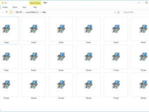Find all MSI files and install them from a directory