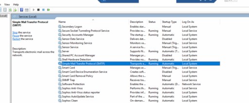 E-Mails stuck in IIS