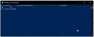 Get your public IP using Powershell