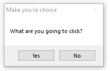 what are you going to click